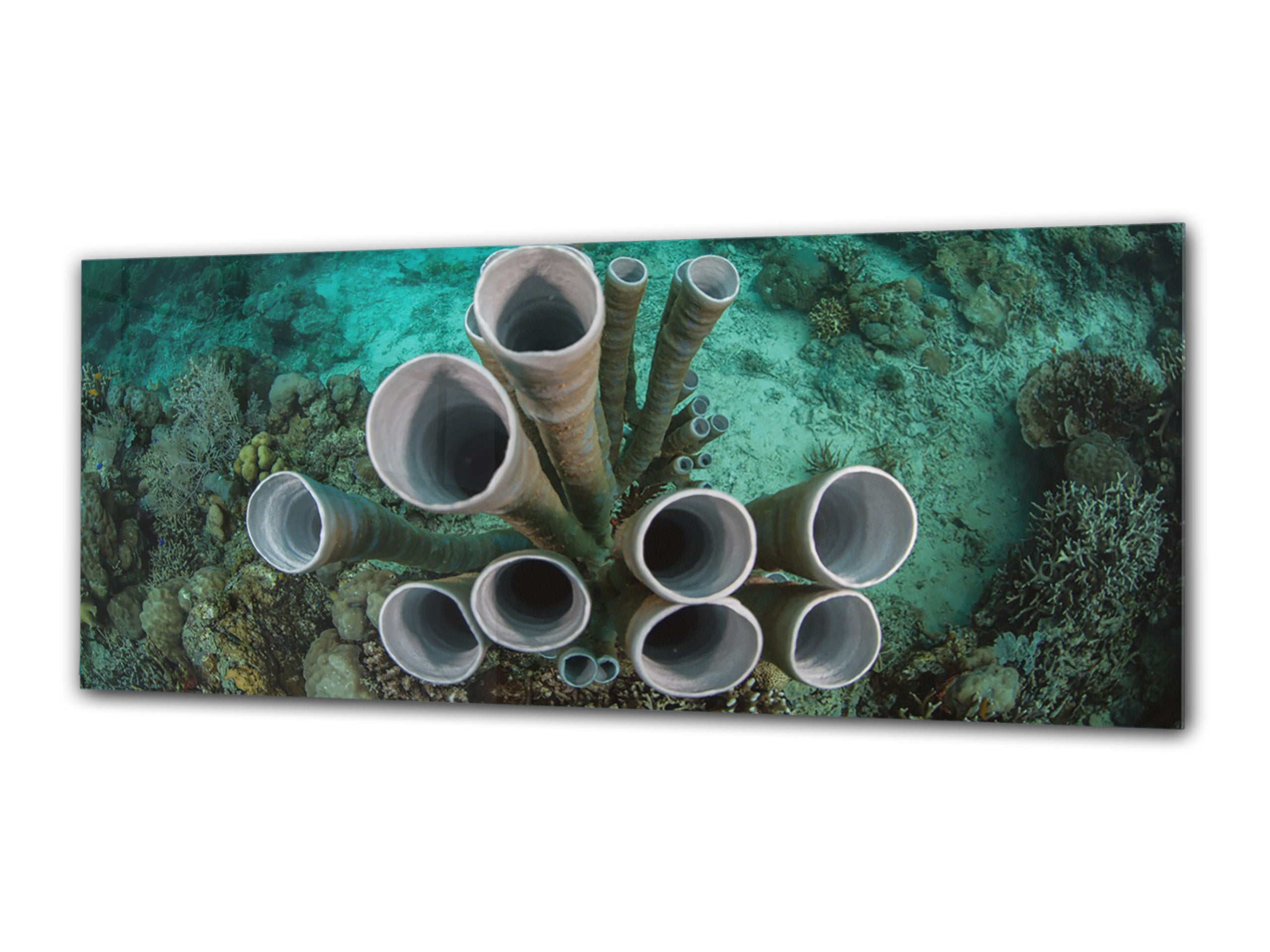 Glass Print Wall Art – Image on Glass 125 x 50 cm (? 50” x 20”) ; Water 5