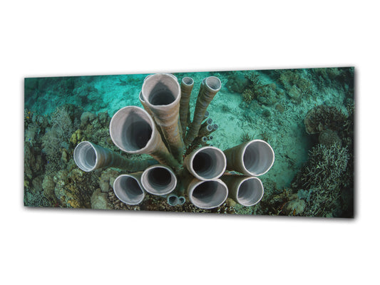 Glass Print Wall Art – Image on Glass 125 x 50 cm (? 50” x 20”) ; Water 5