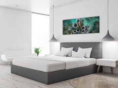 Glass Print Wall Art – Image on Glass 125 x 50 cm (? 50” x 20”) ; Water 5