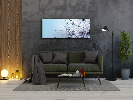 Glass Print Wall Art – Image on Glass 125 x 50 cm (? 50” x 20”) ; Dandelion 4