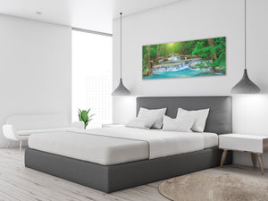 Glass Print Wall Art – Available in 5 different sizes – Nature Series 01A: Waterfall in Thailand 3