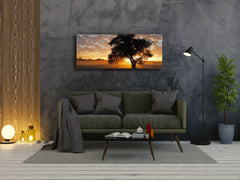 Glass Print Wall Art – Image on Glass 125 x 50 cm (? 50” x 20”) ; Landscape 5