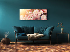 Glass Print Wall Art – Image on Glass 125 x 50 cm (? 50” x 20”) ; Flower 23