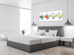 Glass Print Wall Art – Image on Glass 125 x 50 cm (? 50” x 20”) ; Fruits 1