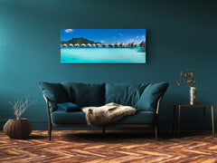 Glass Print Wall Art – Image on Glass 125 x 50 cm (? 50” x 20”) ; Sea 16