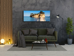Glass Print Wall Art – Image on Glass 125 x 50 cm (? 50” x 20”) ; Sea 9