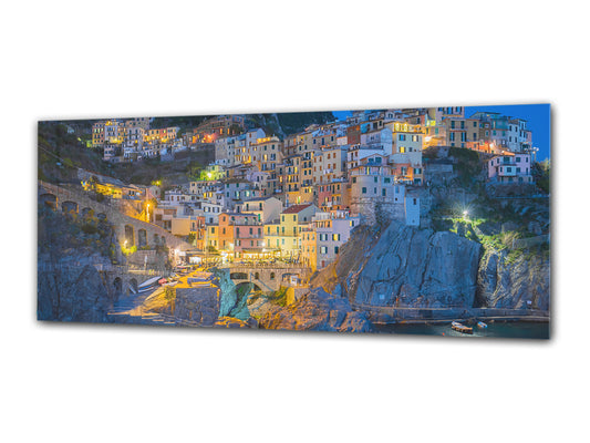 Glass Print Wall Art – Image on Glass 125 x 50 cm (? 50” x 20”) ; City 14