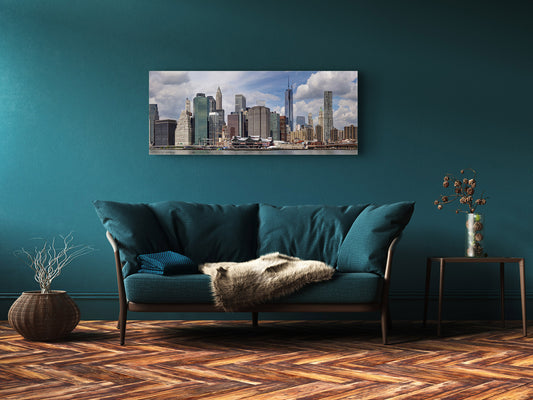 Glass Print Wall Art – Image on Glass 125 x 50 cm (? 50” x 20”) ; City 12