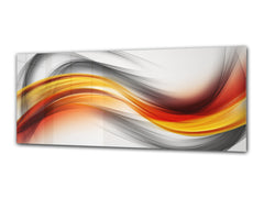 Glass Print Wall Art – Image on Glass 125 x 50 cm (? 50” x 20”) ; Abstract Art. 7