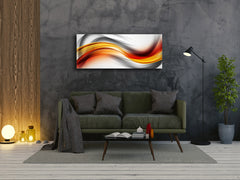 Glass Print Wall Art – Image on Glass 125 x 50 cm (? 50” x 20”) ; Abstract Art. 7