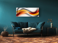 Glass Print Wall Art – Image on Glass 125 x 50 cm (? 50” x 20”) ; Abstract Art. 7