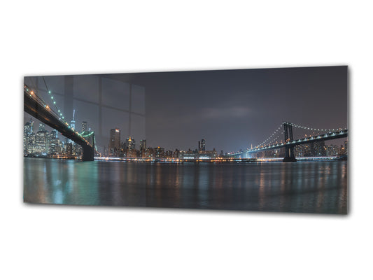 Glass Print Wall Art – Image on Glass 125 x 50 cm (? 50” x 20”) ; Bridge 2