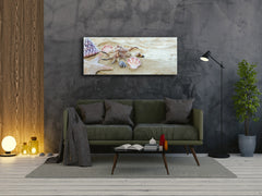 Glass Print Wall Art – Image on Glass 125 x 50 cm (? 50” x 20”) ; Beach 11