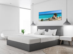 Glass Print Wall Art – Image on Glass 125 x 50 cm (? 50” x 20”) ; Sea 2