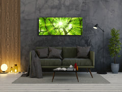 Glass Print Wall Art – Image on Glass 125 x 50 cm (? 50” x 20”) ; Tree 5