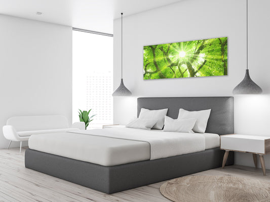 Glass Print Wall Art – Image on Glass 125 x 50 cm (? 50” x 20”) ; Tree 5