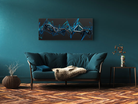 Wall Art Glass Print Picture 125 x 50 cm (? 50” x 20”) ; Design 5