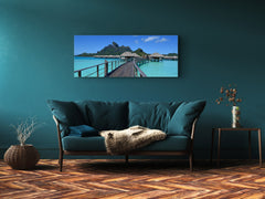 Glass Print Wall Art – Image on Glass 125 x 50 cm (? 50” x 20”) ; Pier 6