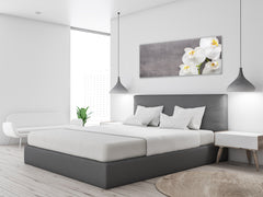 Glass Print Wall Art – Image on Glass 125 x 50 cm (? 50” x 20”) ; Orchid 6