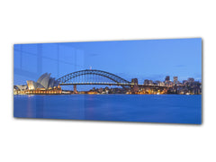 Glass Print Wall Art – Image on Glass 125 x 50 cm (? 50” x 20”) ; Bridge 1
