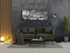 Glass Print Wall Art – Image on Glass 125 x 50 cm (? 50” x 20”) ; City 1