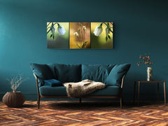 Glass Print Wall Art – Image on Glass 125 x 50 cm (? 50” x 20”) ; Flower 12