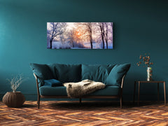 Glass Print Wall Art – Image on Glass 125 x 50 cm (? 50” x 20”) ; Trees 6