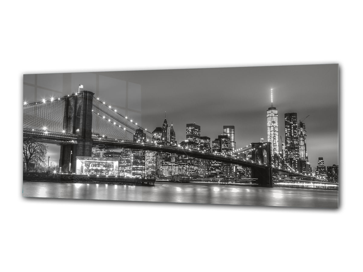 Glass Print Wall Art – Image on Glass 125 x 50 cm (? 50” x 20”) ; Bridge 4