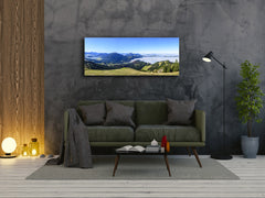 Glass Print Wall Art – Image on Glass 125 x 50 cm (? 50” x 20”) ; Mountains 5