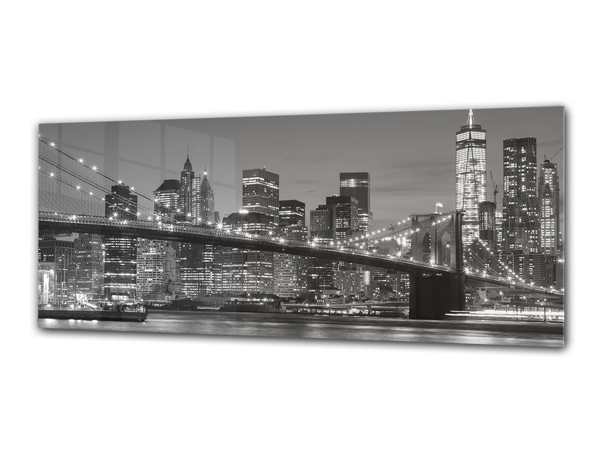 Glass Print Wall Art – Image on Glass 125 x 50 cm (? 50” x 20”) ; Bridge 6