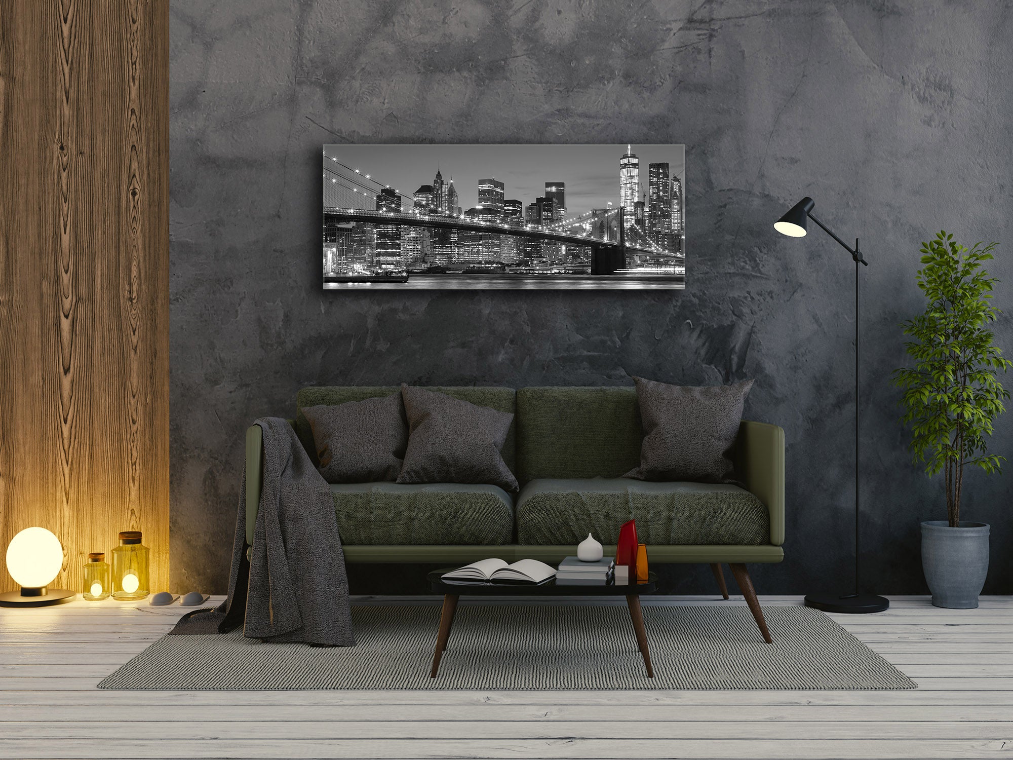 Glass Print Wall Art – Image on Glass 125 x 50 cm (? 50” x 20”) ; Bridge 6