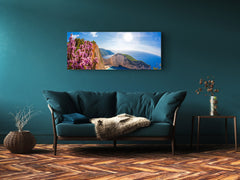 Wall Art Glass Print Picture 125 x 50 cm (? 50” x 20”) ; Seacoast 2