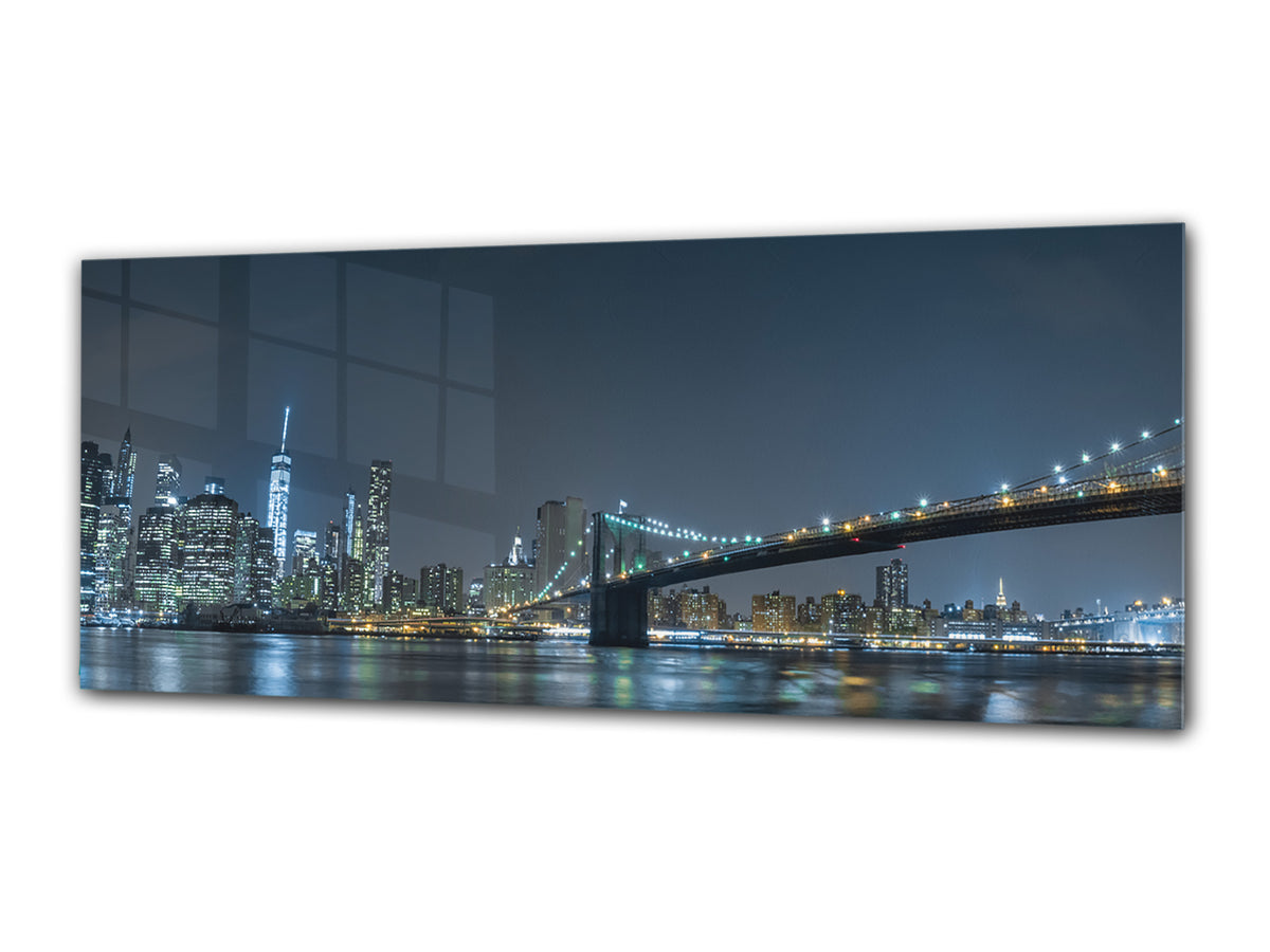 Glass Print Wall Art – Image on Glass 125 x 50 cm (? 50” x 20”) ; Bridge 5