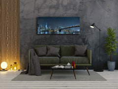 Glass Print Wall Art – Image on Glass 125 x 50 cm (? 50” x 20”) ; Bridge 5