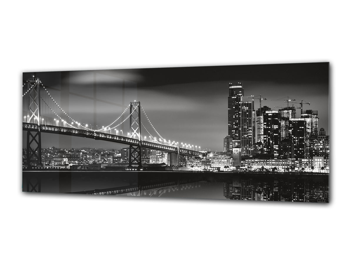 Glass Print Wall Art – Image on Glass 125 x 50 cm (? 50” x 20”) ; Bridge 3