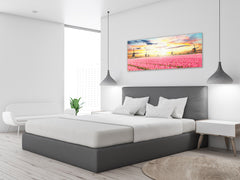 Glass Print Wall Art – Image on Glass 125 x 50 cm (? 50” x 20”) ; Windmills
