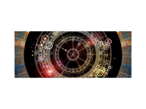 Wide format Wall panel - Design backsplash - Abstract Graphics Series: Mystical astrology