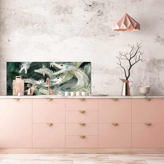 Wide format Wall panel - Design backsplash - Abstract Graphics Series: Ancient monster
