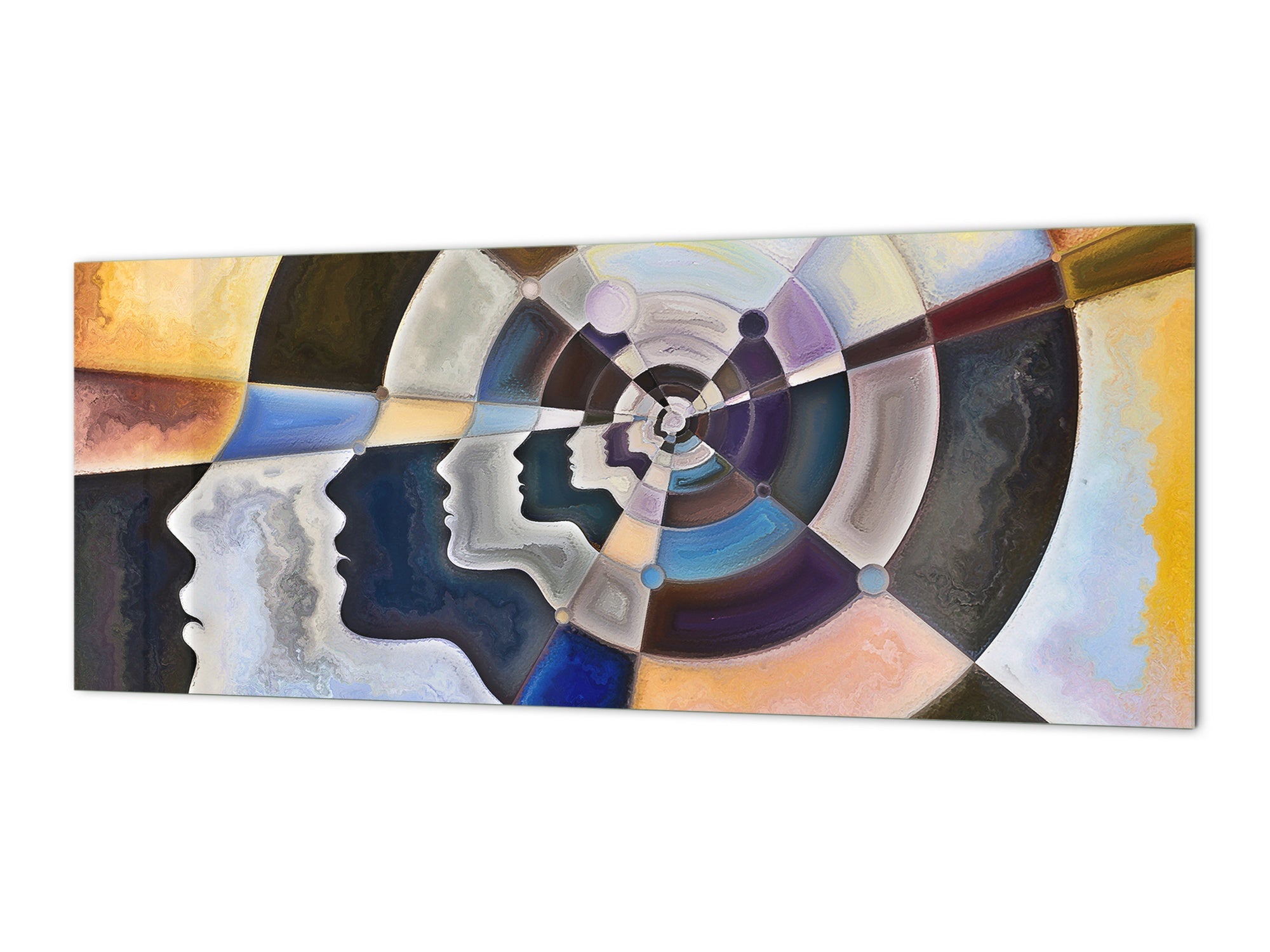 Wide format Wall panel - Design backsplash - Abstract Graphics Series: Colors in us