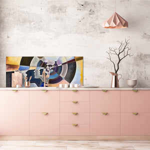 Wide format Wall panel - Design backsplash - Abstract Graphics Series: Colors in us