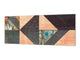 Wide format Wall panel - Design backsplash BBS21: Textures and tiles 2 Series: Diverse tile pattern