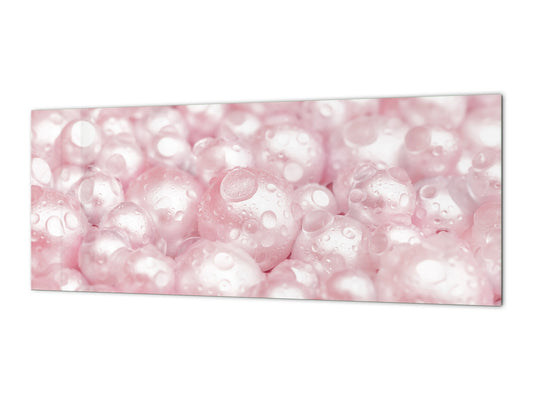 Contemporary glass kitchen panel - Wide format wall backsplash with or without magnetic properties - Colourful Variety Series: Gems close-up