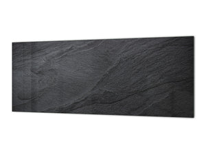 Wide format Wall panel - Design backsplash BBS21: Textures and tiles 2 Series: Dark granite