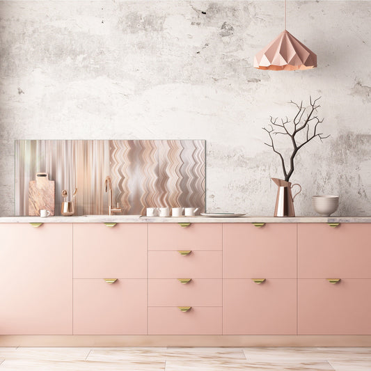Contemporary glass kitchen panel - Wide format wall backsplash with or without magnetic properties - Colourful Variety Series: Set of abstract backgrounds