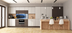 Wide format Wall panel - Design backsplash - Abstract Graphics Series: Space and time