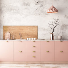 Wide format Wall panel - Design backsplash BBS21: Textures and tiles 2 Series: Light wood panel