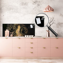 Wide format Wall panel - Design backsplash - Abstract Graphics Series: Ethnic spirituality