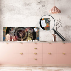 Wide format Wall panel - Design backsplash - Abstract Graphics Series: Mystical astrology