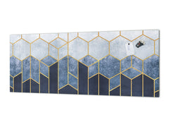 Wide format Wall panel - Design backsplash BBS21: Textures and tiles 2 Series: Geometric abstraction