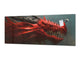 Wide format Wall panel - Design backsplash - Abstract Graphics Series: Fierce dragon